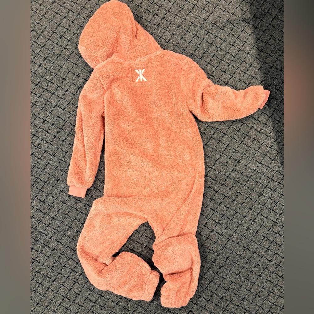 Onepiece.com Cozy pink Hooded Onesie - Picture 4 of 6